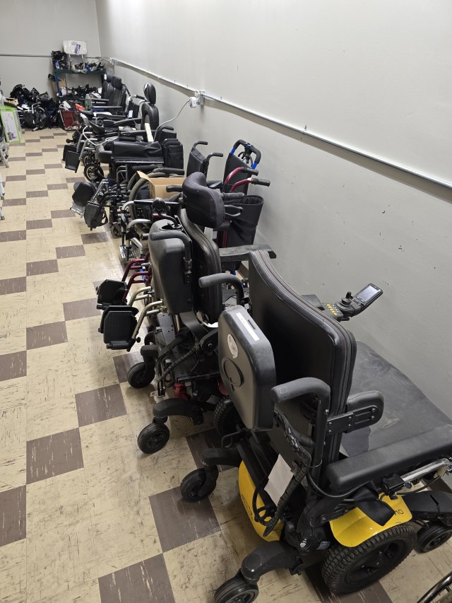 Wheelchairs and mobility aids at Mustard Seed